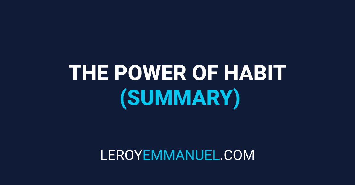 the power of habit summary